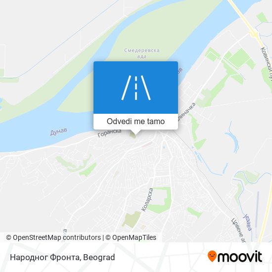 Народног Фронта mapa