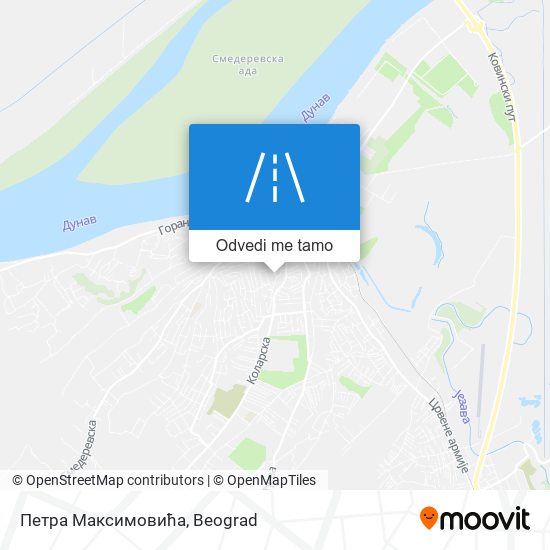 Петра Максимовића mapa