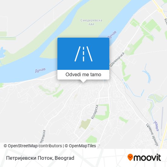 Петријевски Поток mapa