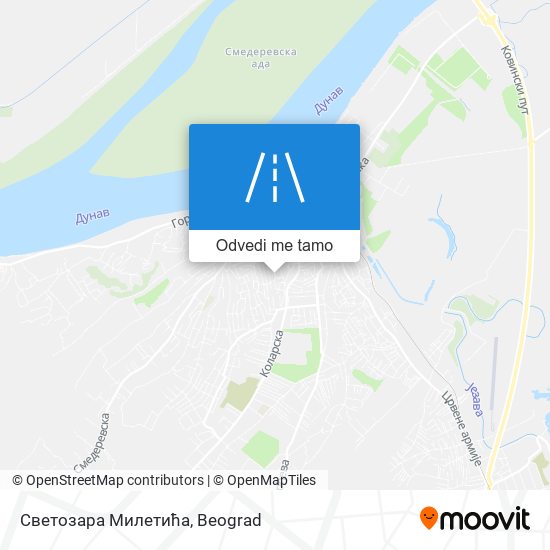 Светозара Милетића mapa
