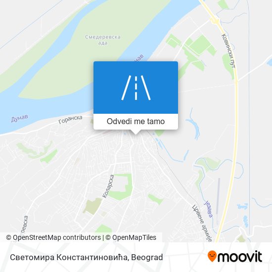 Светомира Константиновића mapa