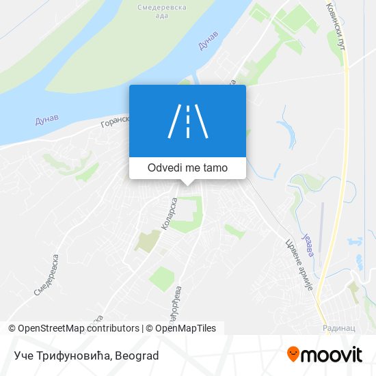 Уче Трифуновића mapa