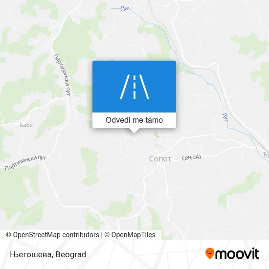 Његошева mapa