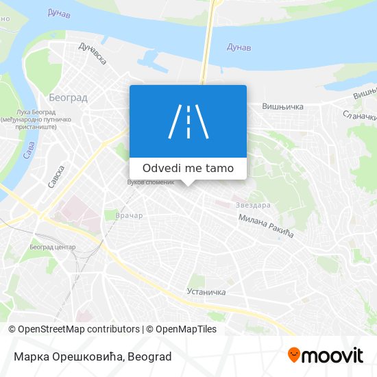 Марка Орешковића mapa