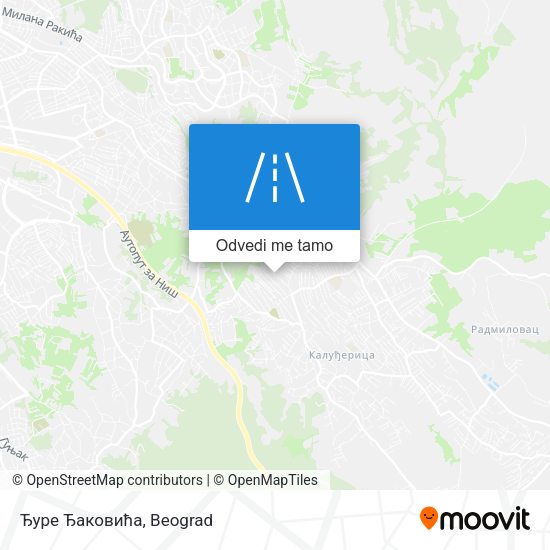 Ђуре Ђаковића mapa