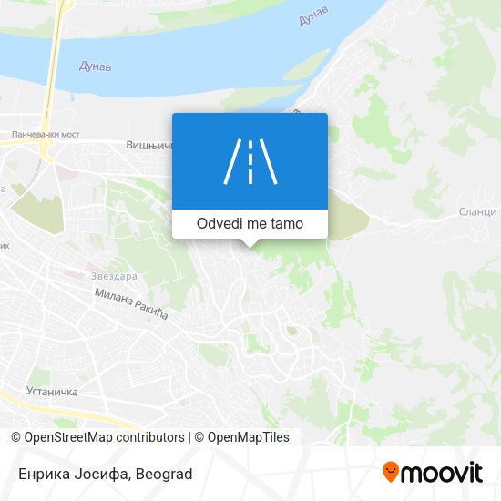 Енрика Јосифа mapa