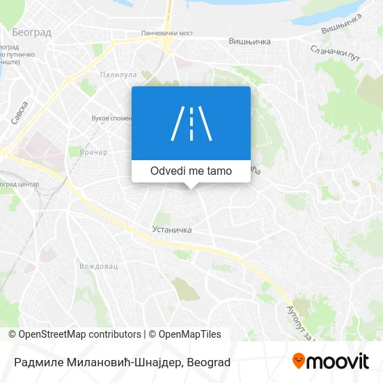 Радмиле Милановић-Шнајдер mapa