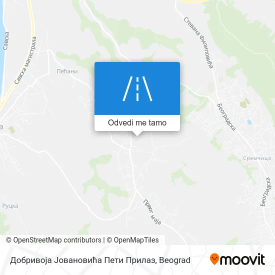 Добривоја Јовановића Пети Прилаз mapa