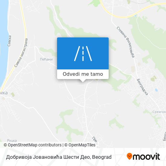 Добривоја Јовановића Шести Део mapa