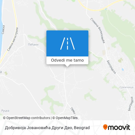 Добривоја Јовановића Други Део mapa