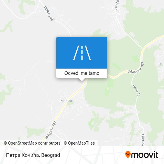 Петра Кочића mapa