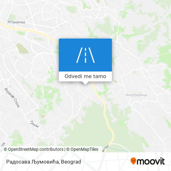 Радосава Љумовића mapa