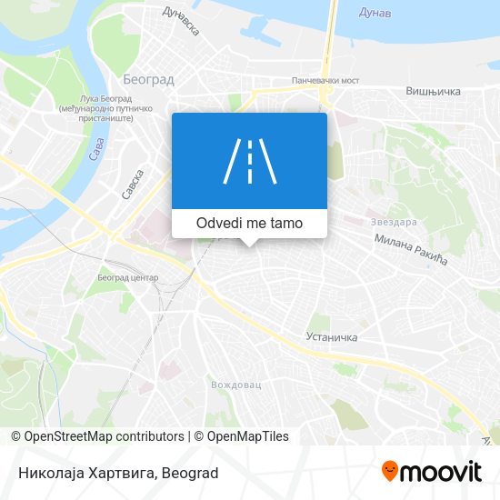 Николаја Хартвига mapa