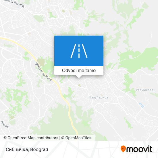 Сибничка mapa