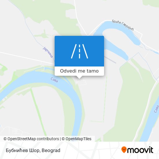 Бубнићев Шор mapa