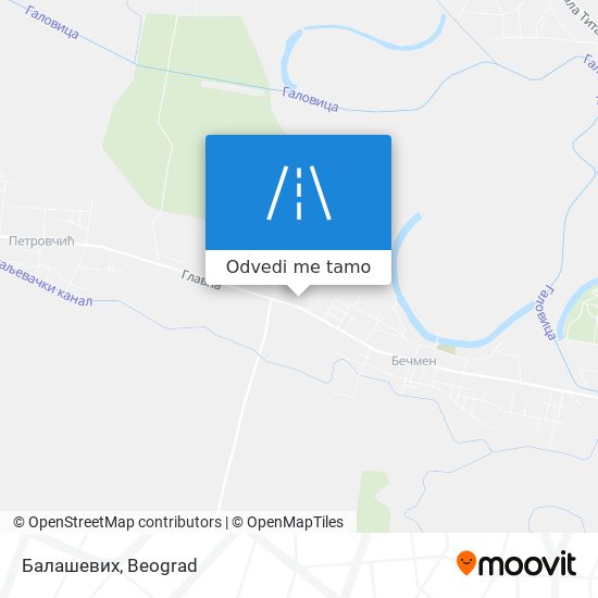 Балашевих mapa