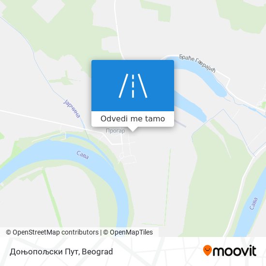 Доњопољски Пут mapa