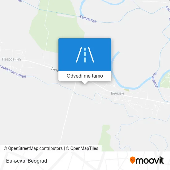 Бањска mapa