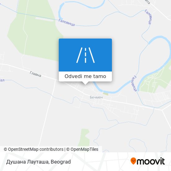 Душана Лауташа mapa