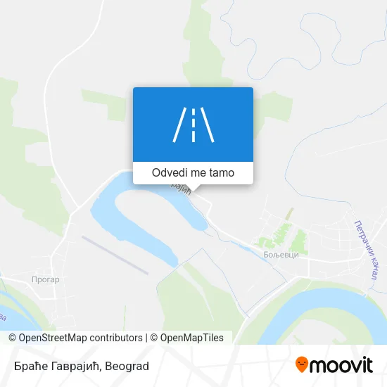 Браће Гаврајић mapa