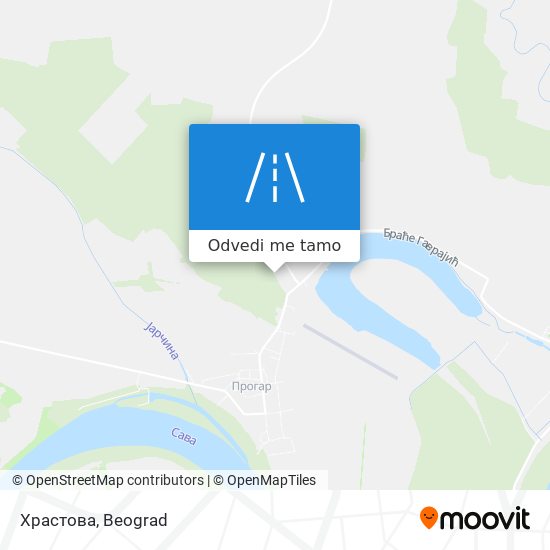 Храстова mapa