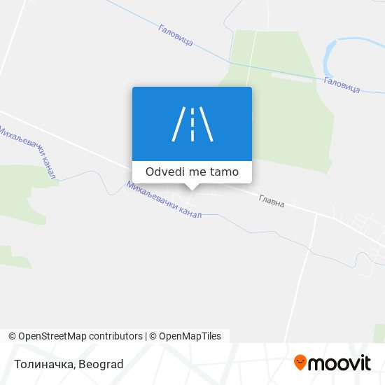 Толиначка mapa