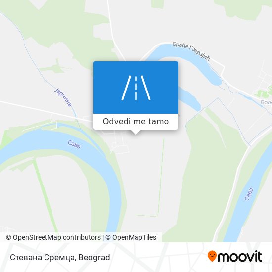 Стевана Сремца mapa