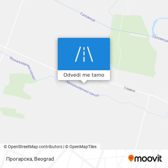 Прогарска mapa