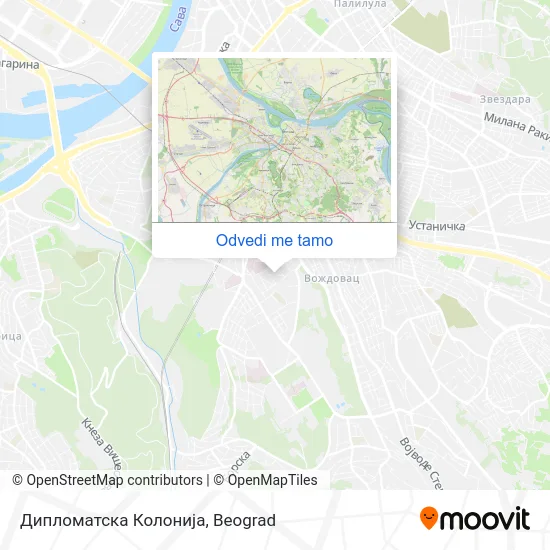Дипломатска Колонија mapa