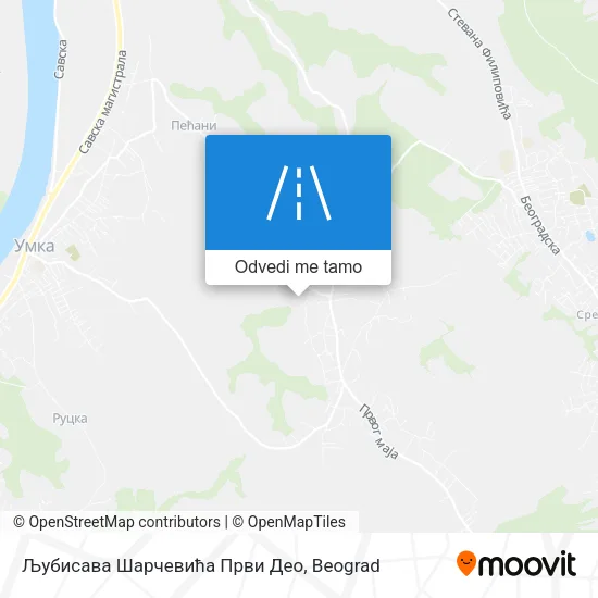 Љубисава Шарчевића Први Део mapa