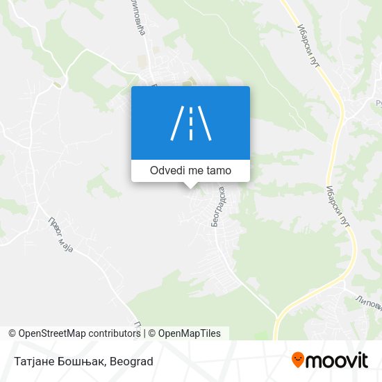 Татјане Бошњак mapa
