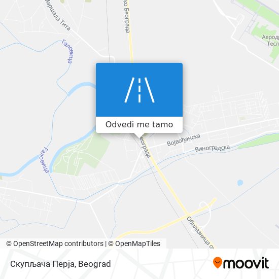 Скупљача Перја mapa