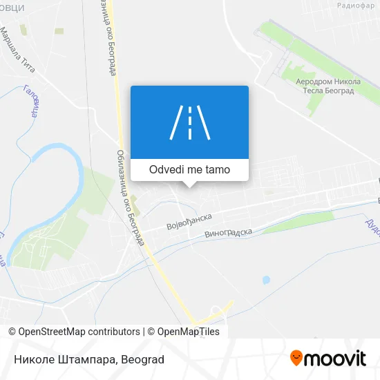 Николе Штампара mapa