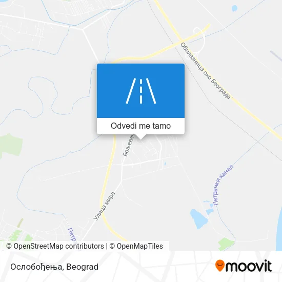 Ослобођења mapa