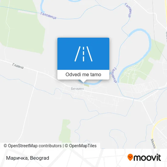 Маричка mapa