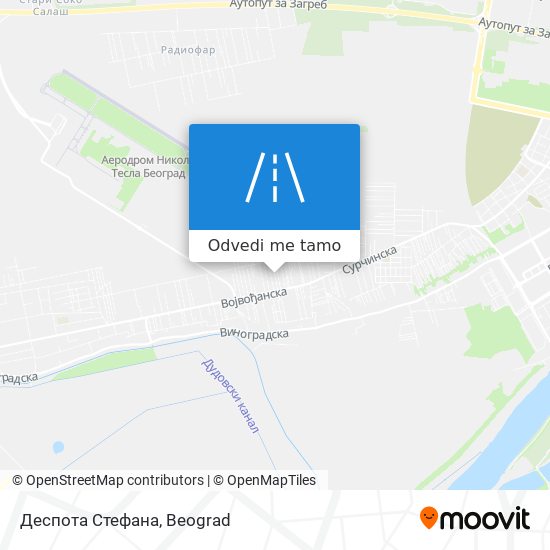 Деспота Стефана mapa