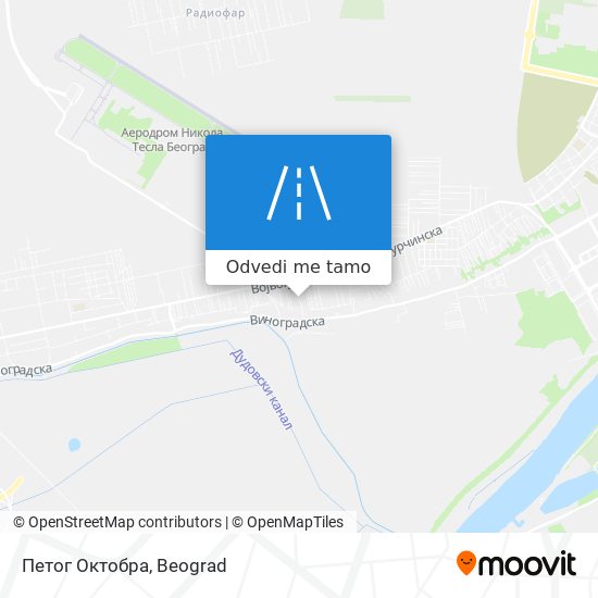 Петог Октобра mapa