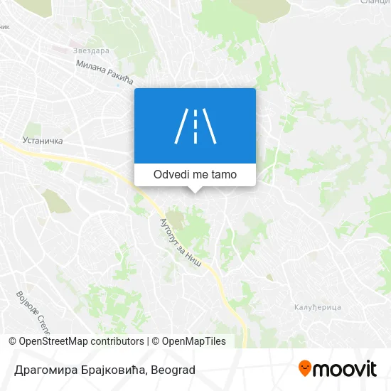 Драгомира Брајковића mapa