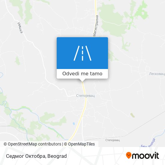 Седмог Октобра mapa