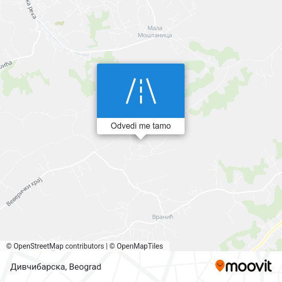 Дивчибарска mapa
