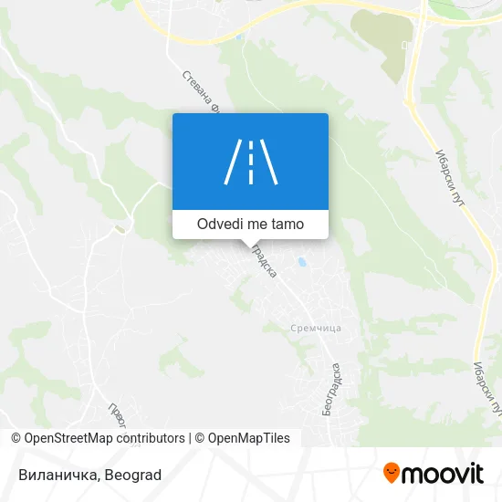 Виланичка mapa