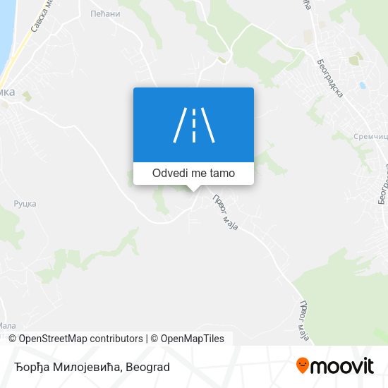 Ђорђа Милојевића mapa