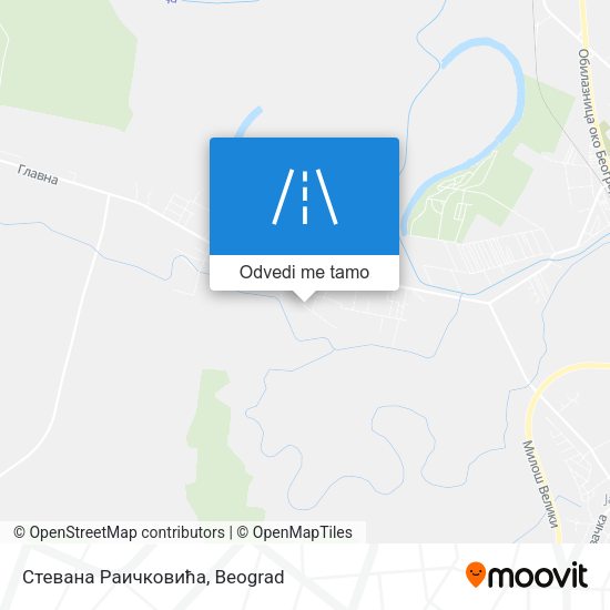 Стевана Раичковића mapa
