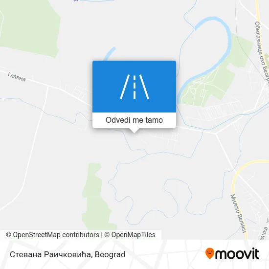 Стевана Раичковића mapa