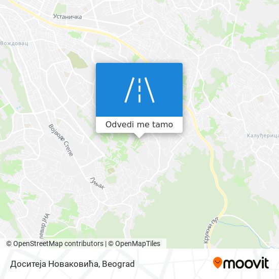 Доситеја Новаковића mapa