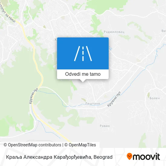 Краља Александра Карађорђевића mapa
