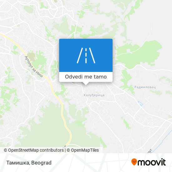 Тамишка mapa