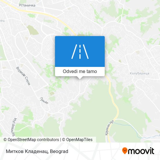 Митков Кладенац mapa