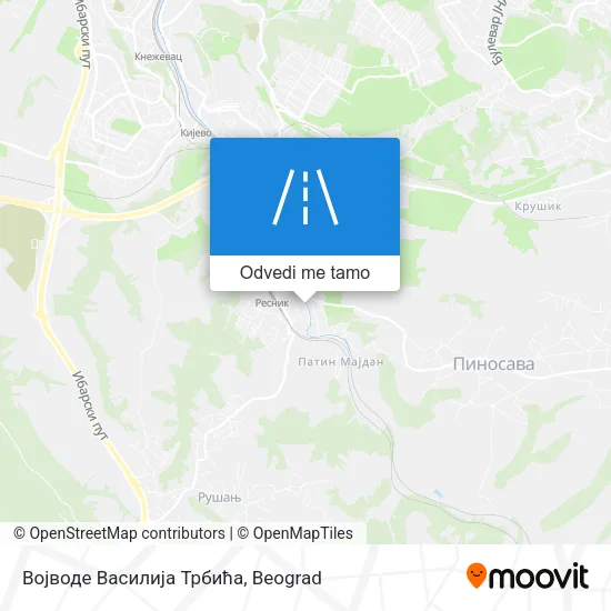 Војводе Василија Трбића mapa