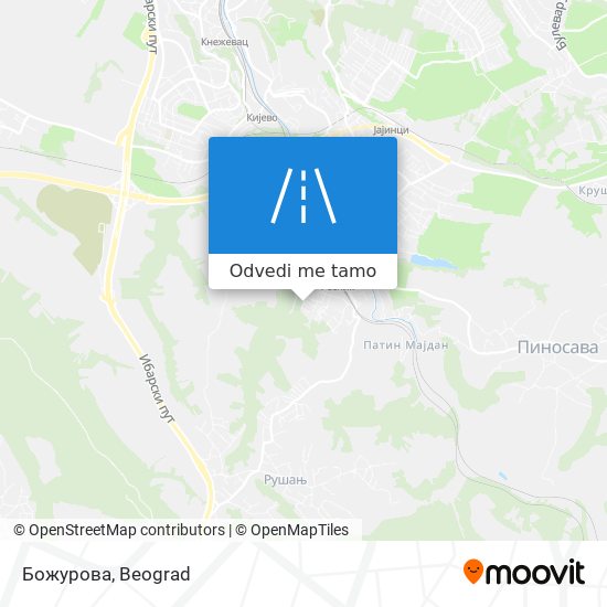 Божурова mapa